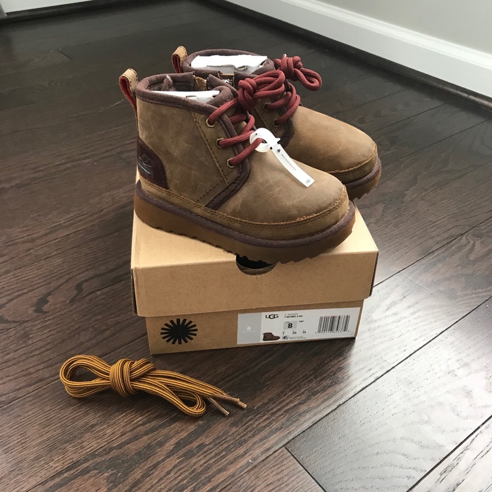 Ugg Boot Neumel II Waterproof Chukka Grizzly sz 8